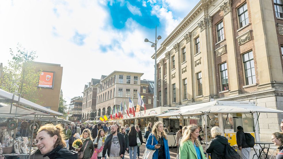 Auf den Straßen Groningens war 2023 am 3. Oktober einiges los. Foto: Groninger Marktendag/Paul van Put Events