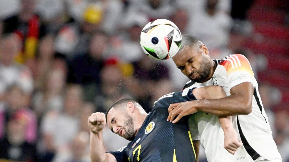 Nationalspieler Jonathan Tah Foto: Federico Gambarini/dpa