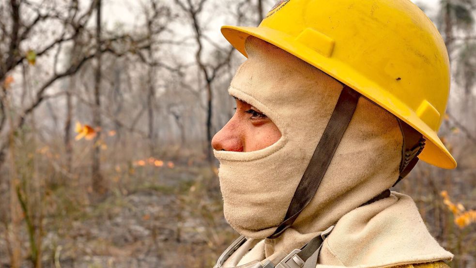 Die anhaltenden Brände bedrohen zunehmend die Lebensräume der indigenen Gemeinschaften. Foto: Diego Cardoso/dpa