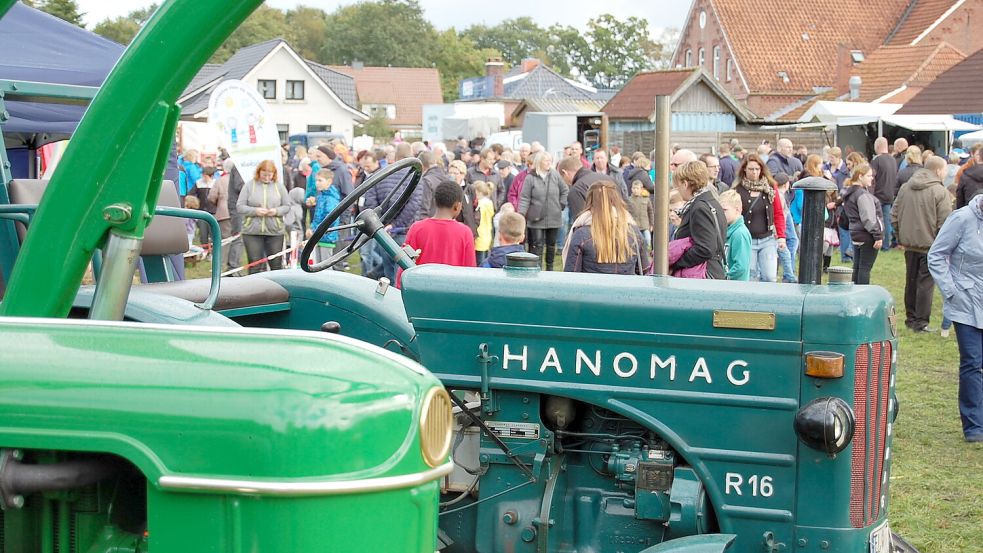 Der Buurnmarkt in Ihrenerfeld beim Landgasthaus Gossling ist immer gut besucht. Foto: Archiv