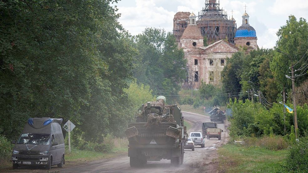 Die Region Sumy im Nordosten der Ukraine an der Grenze zu Russland ist besonders stark von Angriffen der Moskauer Truppen betroffen. (Archivbild) Foto: Evgeniy Maloletka/AP/dpa