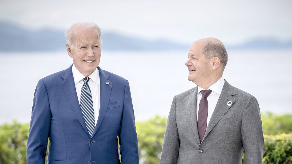 Auch ein Treffen mit Scholz stand in Deutschland eigentlich auf dem Programm. (Archivbild) Foto: Michael Kappeler/dpa