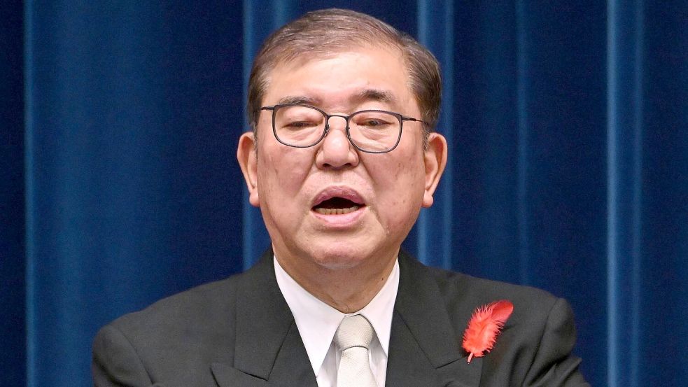 Der 67-jährige Ishiba wurde von der Opposition für den frühen Termin der Neuwahlen kritisiert. Foto: Yuichi Yamazaki/POOL AFP/AP/dpa