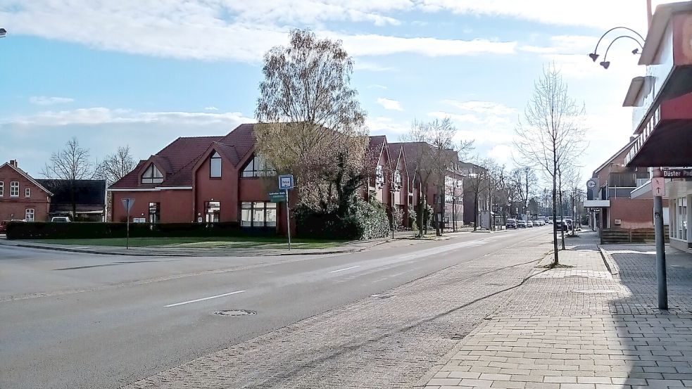 Thema im Ortsrat war unter anderem die Neugestaltung der Bahnhofstraße. Foto: Gemeinde Westoverledingen/Archiv