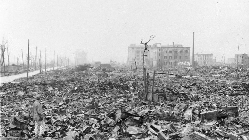 Auf die japanischen Städte Hiroshima und Nagasaki wurden 1945 Atombomben abgeworfen. (Archivbild) Foto: Uncredited/AP