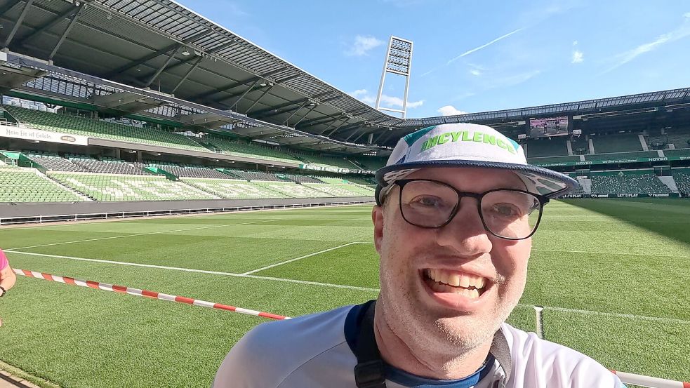 Für die Läufer ging es in Bremen durch das Weserstadion. Foto: Hellmers