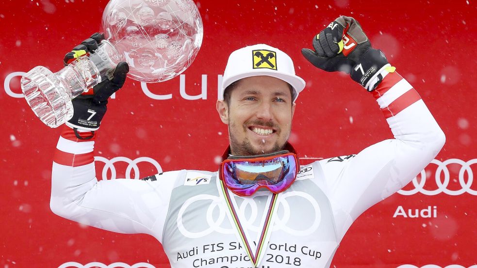 Marcel Hirscher gewann unter anderem schon achtmal den alpinen Gesamtweltcup. Foto: Marco Trovati/Keystone/dpa