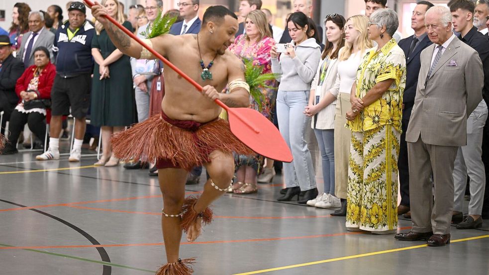 Die schwierige Beziehung zu den indigenen Australiern ist einer der zentralen Punkte der Reise. Foto: Dan Himbrechts/AAP/dpa