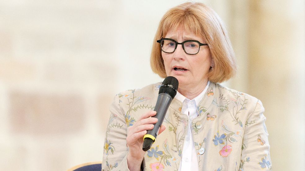 Susanne Bei der Wieden ist seit 2021 Präsidentin der Evangelisch-refomierten Kirche mit Sitz in Leer. Foto: Gentsch/DPA