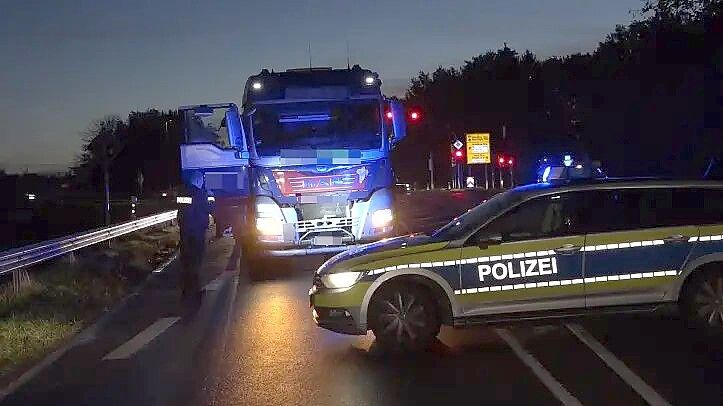 Die Polizei war am Dienstagmorgen im Einsatz. Foto: Stephanie Ahrens