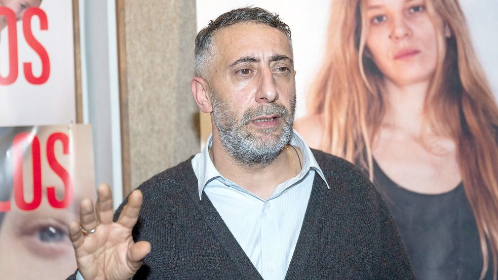 Kida Khodr Ramadan bei der Premiere seines Films „Haltlos“. Foto: Christophe Gateau/dpa