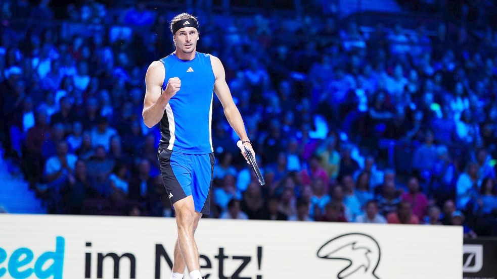 Alexander Zverev darf beim Turnier in Wien erneut jubeln. Foto: Eva Manhart/APA/dpa