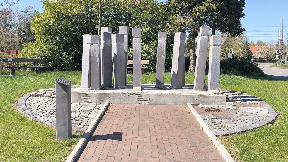 Das Foto zeigt das Denkmal für jüdische Mitbürger in Ihrhove. Foto: Beening/Gemeinde.