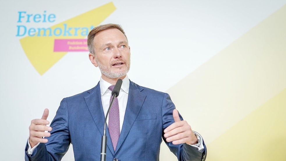 FDP-Chef und Bundesfinanzminister Christian Lindner will eine „Wirtschaftswende“ (Archivfoto). Foto: Kay Nietfeld/dpa