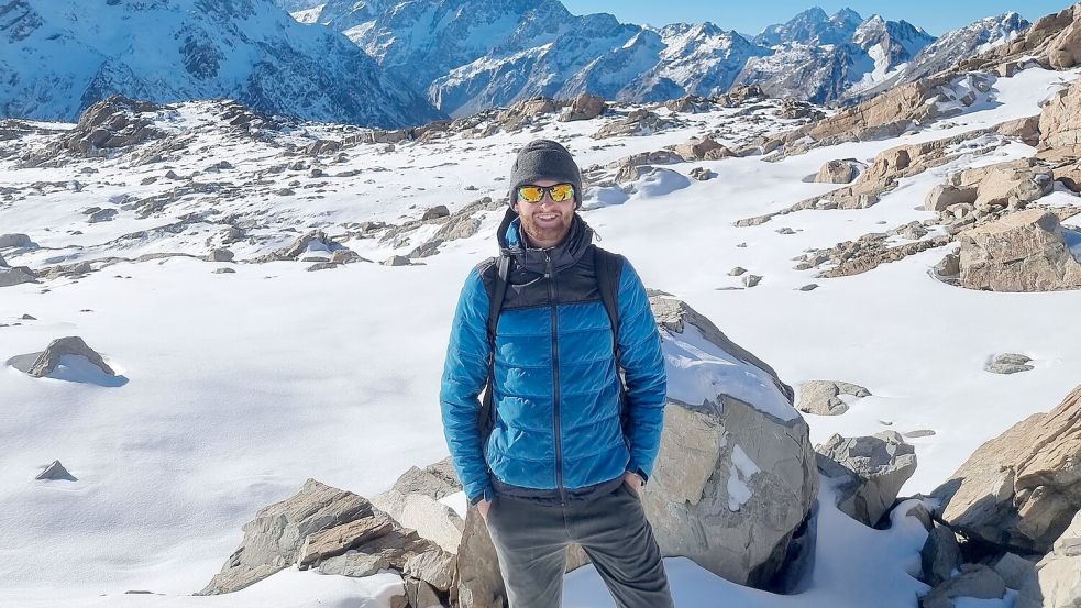 Hier ist Jan Rehaag auf dem Mount Cook zu sehen. Foto: privat