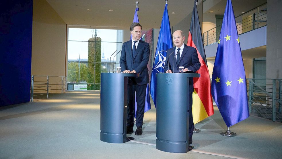 „Ich bin der Kanzler“ - Olaf Scholz macht deutlich, dass er eine weitere Zusammenarbeit von der Koalition erwartet. Foto: Bernd von Jutrczenka/dpa