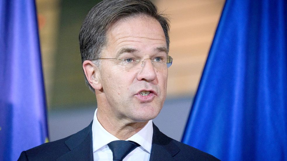 Die Gefahr eines Nato-Rückzugs der USA sieht der Chef des Bündnisses, Mark Rutte, nicht. Foto: Bernd von Jutrczenka/dpa