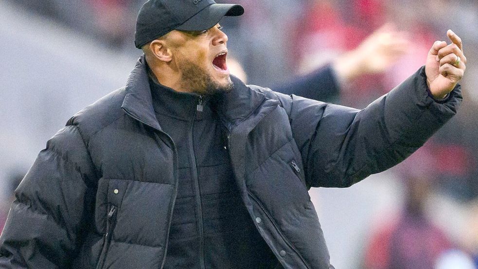 Trainer Vincent Kompany muss mit den Bayern in der Champions League liefern. Foto: Tom Weller/dpa