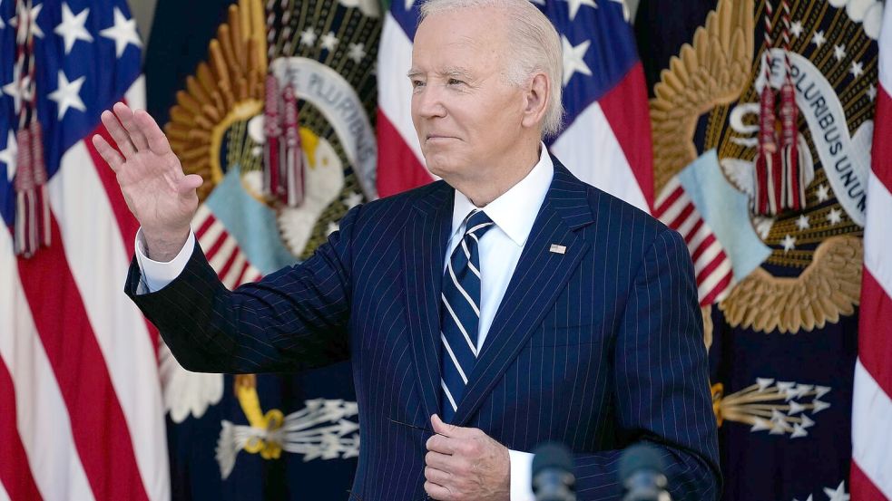 Biden: „Am 20. Januar wird es hier in Amerika eine friedliche Machtübergabe geben.“ Foto: Susan Walsh/AP/dpa