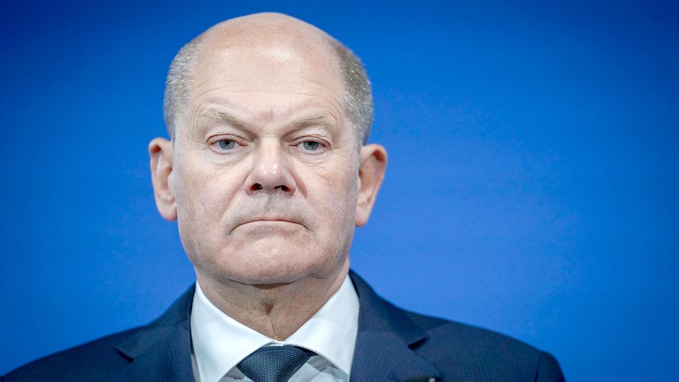 Bundeskanzler Olaf Scholz will über einen Neuwahl-Termin „möglichst unaufgeregt diskutieren“. DPA-Foto: Nietfeld