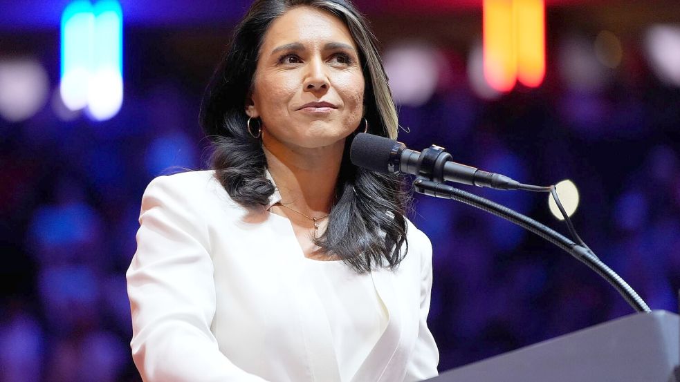 Tulsi Gabbard soll Geheimdienstkoordinatorin werden. (Archivbild) Foto: Alex Brandon/AP/dpa