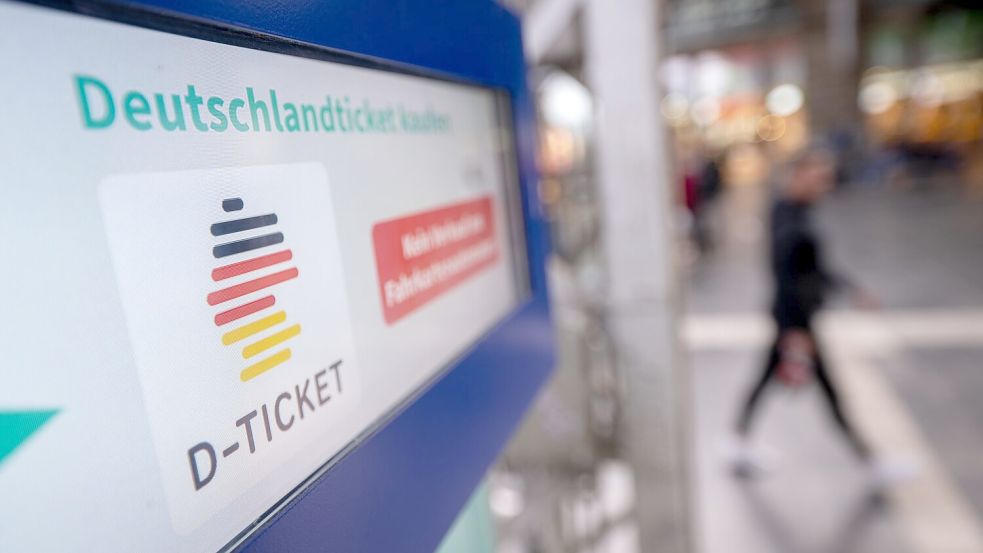 Wie geht es mit dem Deutschlandticket weiter nach 2025? Foto: Sebastian Gollnow/dpa