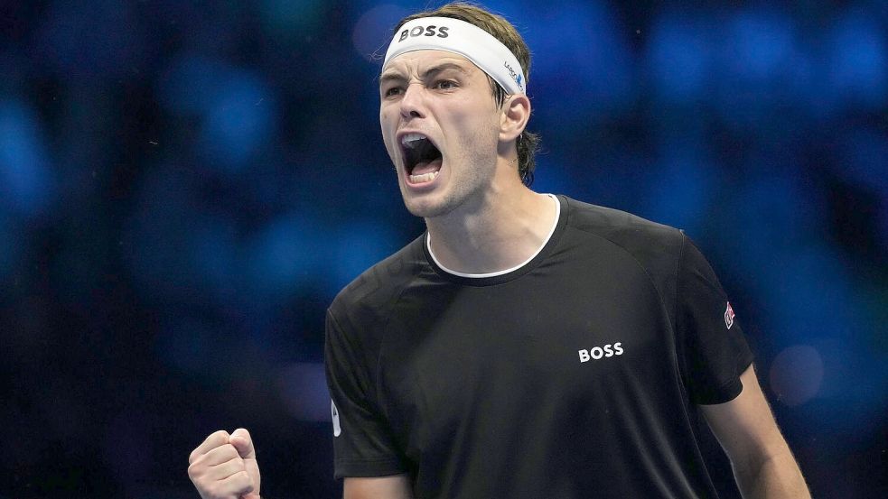 Zum vierten Mal nacheinander gewinnt Taylor Fritz gegen Alexander Zverev. Foto: Antonio Calanni/AP/dpa