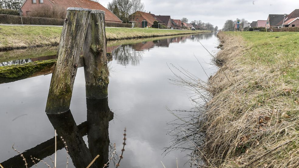 Der Nordgeorgsfehnkanal zieht sich einmal durch Uplengen – und darüber hinaus. Foto: Ortgies/Archiv