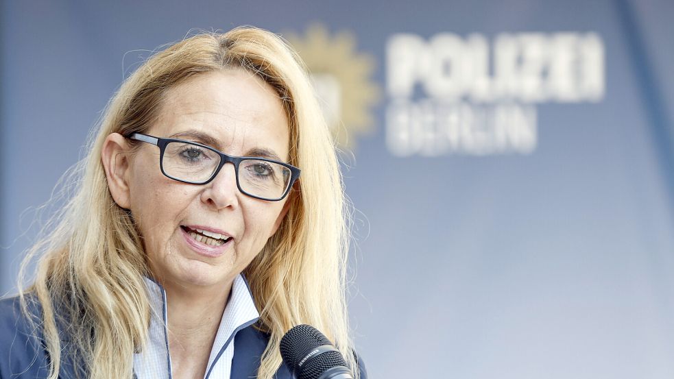 Die Polizeipräsidentin Barbara Slowik warnt Juden und Homosexuelle vor Anfeindungen in bestimmten Vierteln in Berlin. Foto: IMAGO/Jochen Eckel