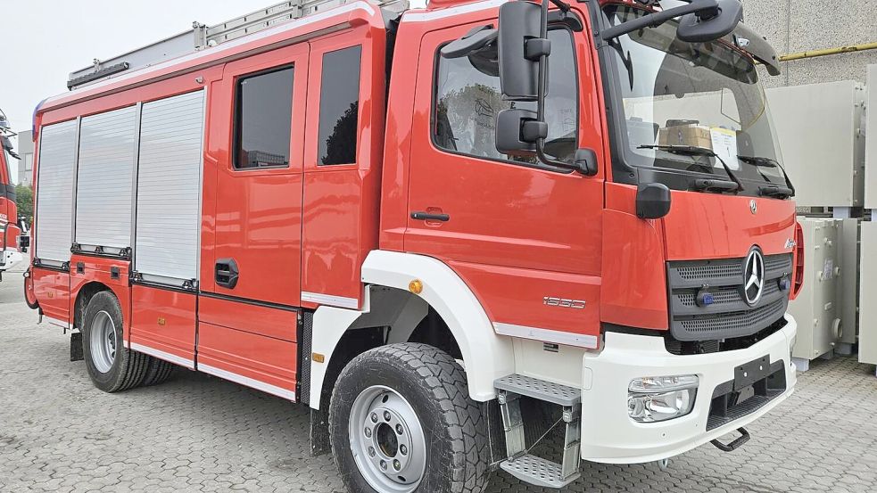 So sieht es aus, das neue Löschgruppenfahrzeug LF 10 mit Allradantrieb, das die Feuerwehr Klostermoor demnächst erhält. Foto: Feuerwehr