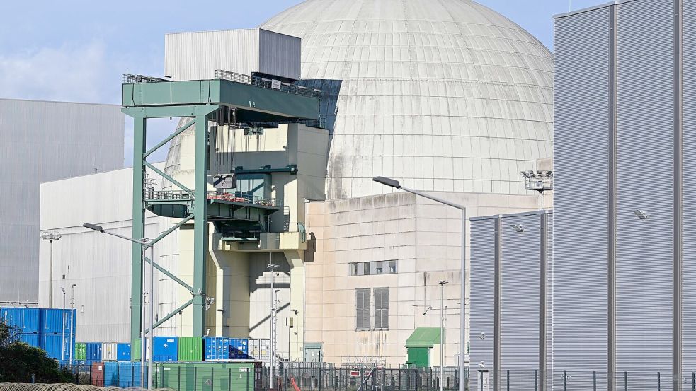 Seit 2007 lagern auf dem Gelände des inzwischen stillgelegten Kernkraftwerkes Philippsburg in einem Zwischenlager radioaktive Abfälle. Foto: Uwe Anspach/dpa