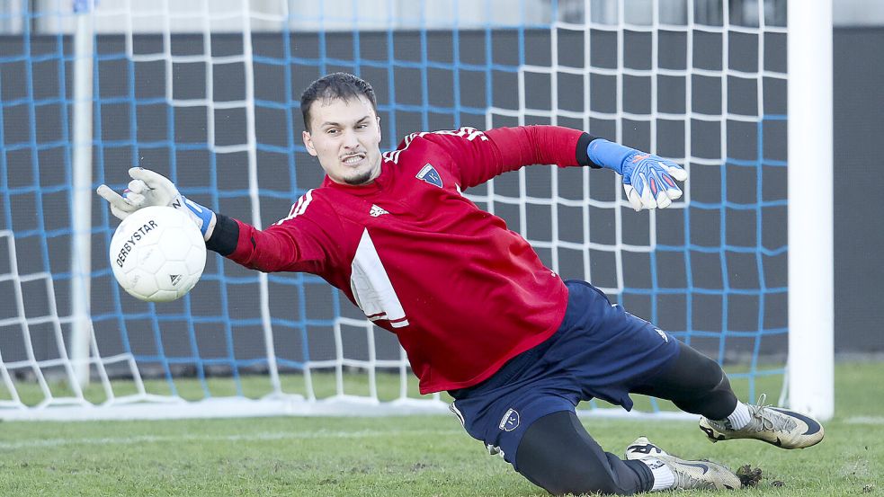 Isaak Djokovic darf sich in Lohne Hoffnungen auf einen Einsatz machen. Foto: Doden/Emden