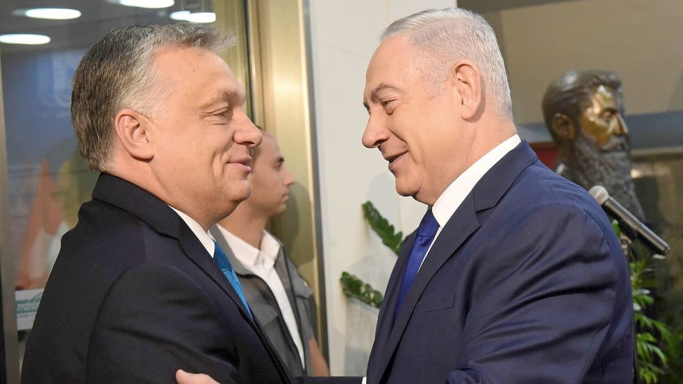 Ungarns Ministerpräsident Viktor Orban will den internationalen Haftbefehl gegen seinen israelischen Kollegen Benjamin Netanjahu nicht anwenden. (Archivbild) Foto: Debbie Hill/Pool UPI/AP/dpa