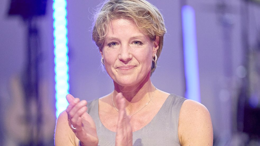 Christina Block, die „Block-House-Erbin“ beim „Blauen Ball“ in Hamburg. Foto: dpa