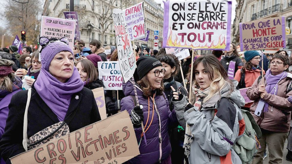 Bei den Protesten wird der Ruf nach klareren Gesetzen laut. Foto: Stephane De Sakutin/AFP/dpa