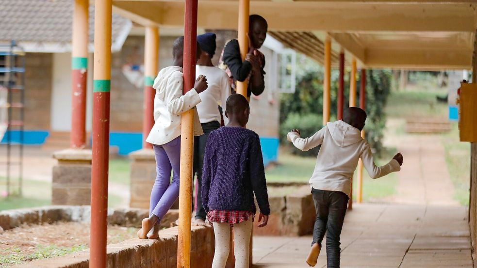 In diesem Waisenhaus in Kenia leben HIV-infizierte Kinder, deren Eltern an der Krankheit gestorben sind. Foto: Brian Inganga/AP/dpa