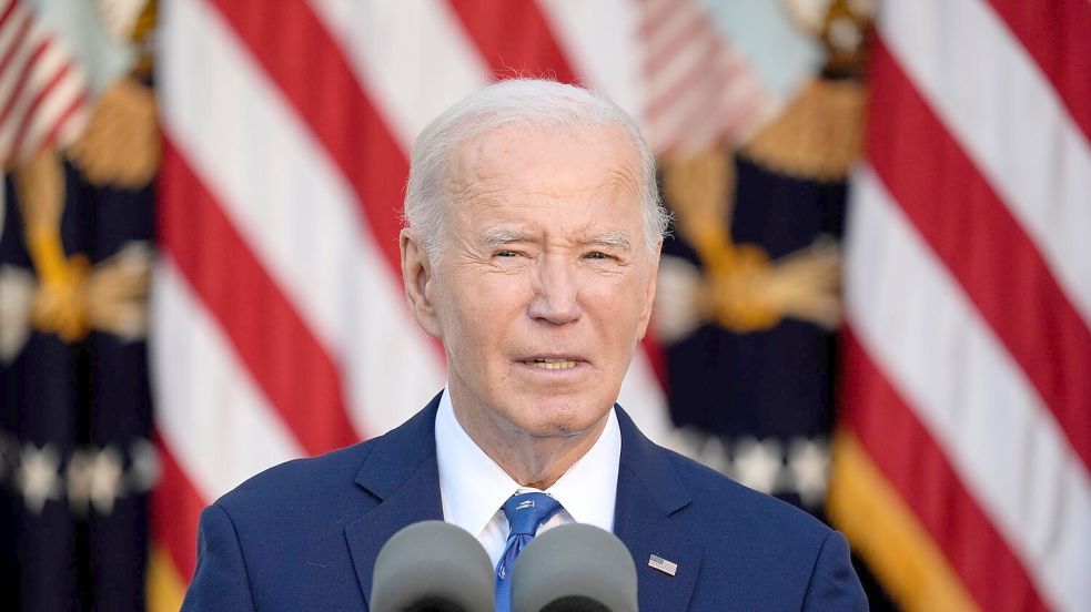 US-Präsident Biden setzt sich auch für eine Waffenruhe in Gaza ein. Foto: Manuel Balce Ceneta/AP