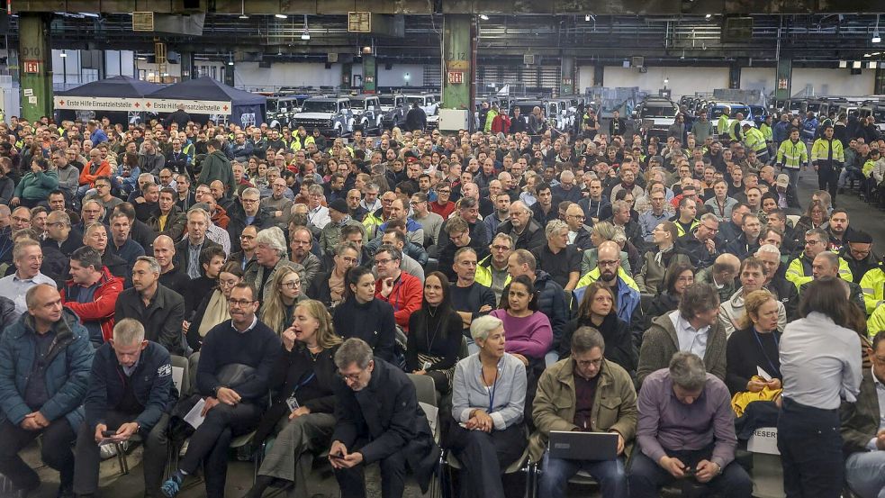 Viele Ford-Mitarbeiter in Köln sorgen sich um ihre Arbeitsplätze. Foto: Oliver Berg/dpa