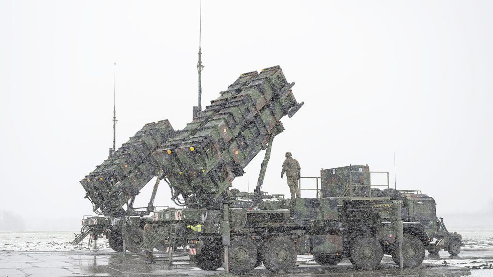 Bereits 2023 hatte Bundeswehr Patriot-Luftabwehrsysteme in Polen stationiert. Jetzt soll es eine Neuauflage geben. Foto: Sebastian Kahnert/dpa