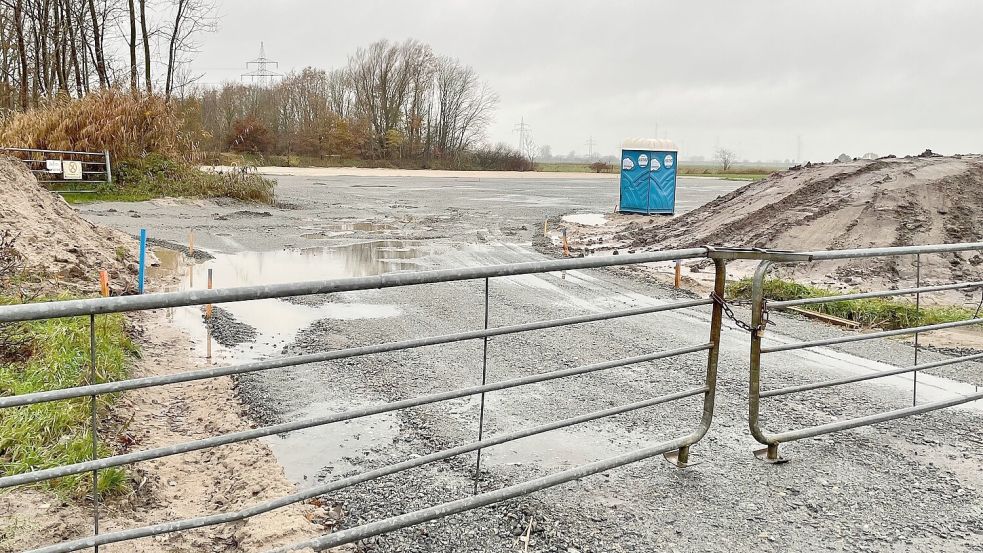 An dieser Stelle beim Freizeitsee in Grotegaste wird eine Indoor-Spielewelt entstehen. Fotos (5): D. Ammermann