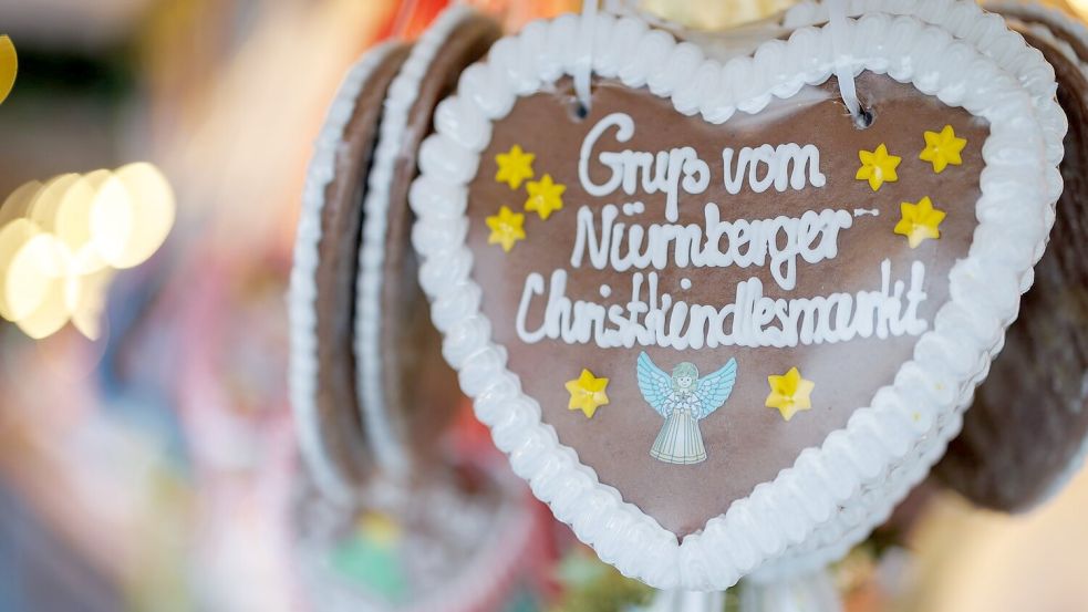 Der Nürnberger Christkindlesmarkt 2024 ist eröffnet. Foto: Daniel Karmann/dpa