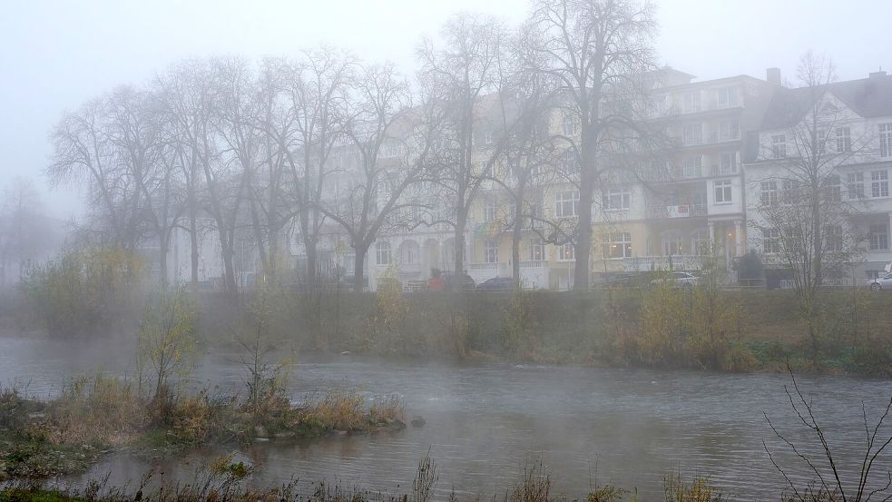 Der Nebel hält sich zäh am Wochenende (Archivbild) Foto: Thomas Frey/dpa