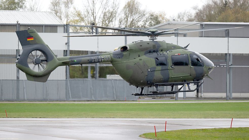 Auf einen Bundeswehr-Hubschrauber ist von einem russischen Schiff aus in der Ostsee geschossen worden. Foto: dpa/Sven Hoppe