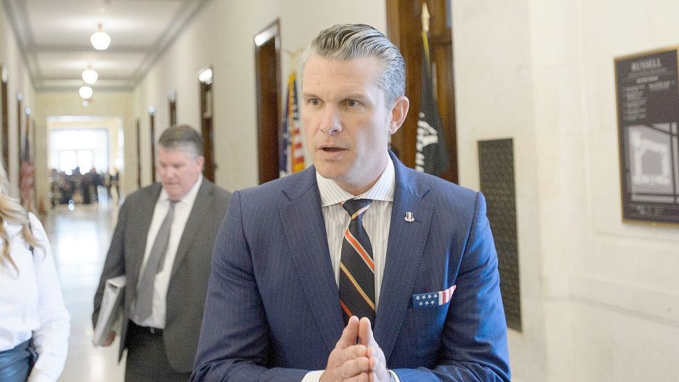 Hegseth: „Wir werden kämpfen wie die Hölle.“ Foto: Rod Lamkey/FR172078/AP