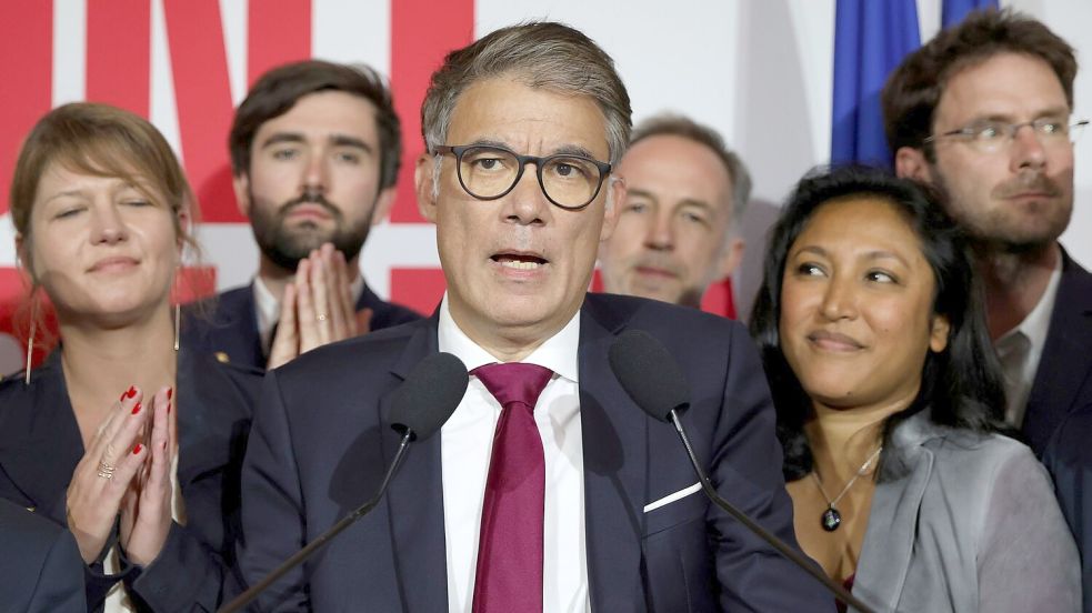 Olivier Faure, Erster Sekretär der Sozialistischen Partei, ist zu Gesprächen über eine Regierungsbildung bereit. Foto: Aurelien Morissard/AP/dpa