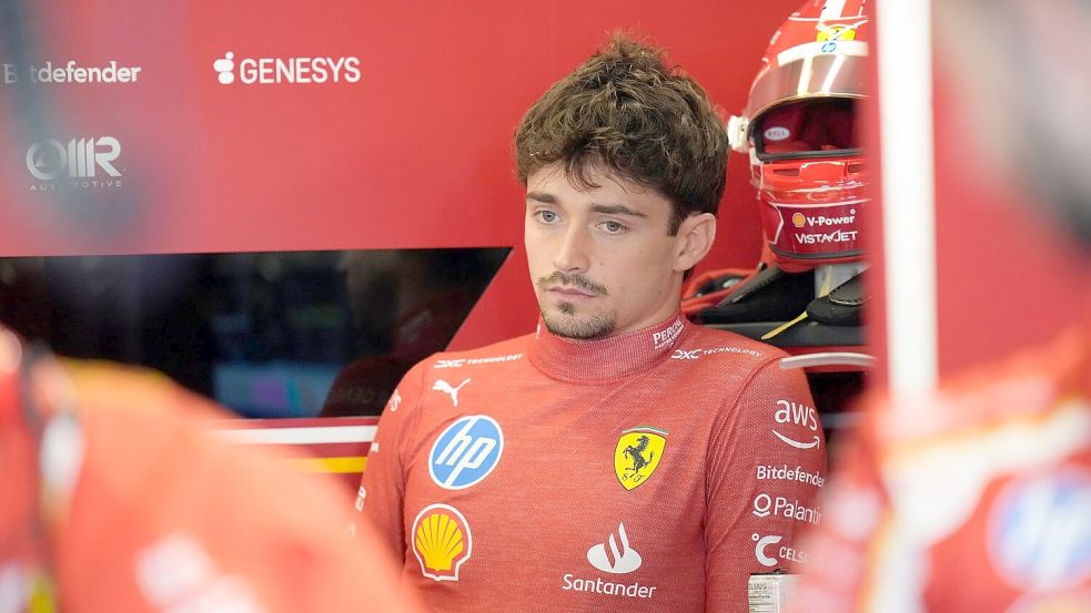 Hatte viel Pech: Charles Leclerc. Foto: Darko Bandic/AP