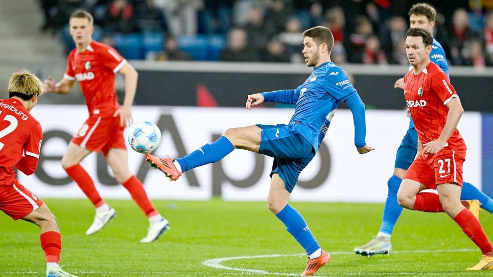 Versuchte das Spiel der Hoffenheimer zu machen: Andrej Kramaric. Foto: Uwe Anspach/dpa