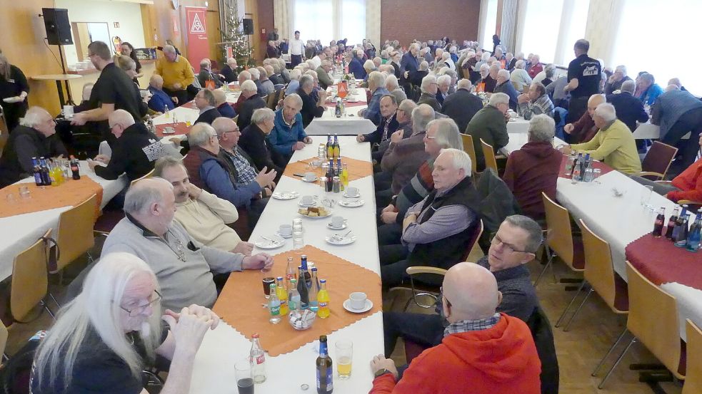 IG Metall Senioren-Weihnachtsfeier im Rathaussaal in Ihrhove. Foto: IG Metall.