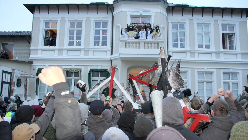 Die kleinen Klaasohms werden gefeiert. Foto: Ferber