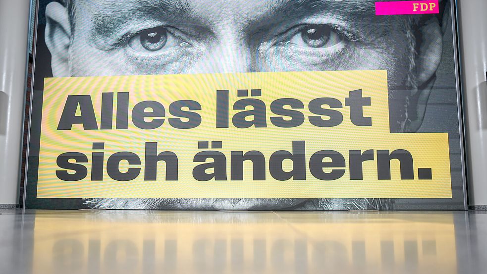 FDP-Kampagne zur Bundestagswahl: Kann Parteichef Christian Lindner das Ruder für die Liberalen nochmal herumreißen? Foto: dpa/Kay Nietfeld